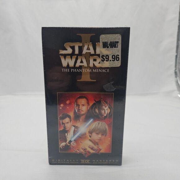 Sealed Star Wars Episode 1 The Phantom Menace (VHS, 2001) Brand New - Picture 1 of 13